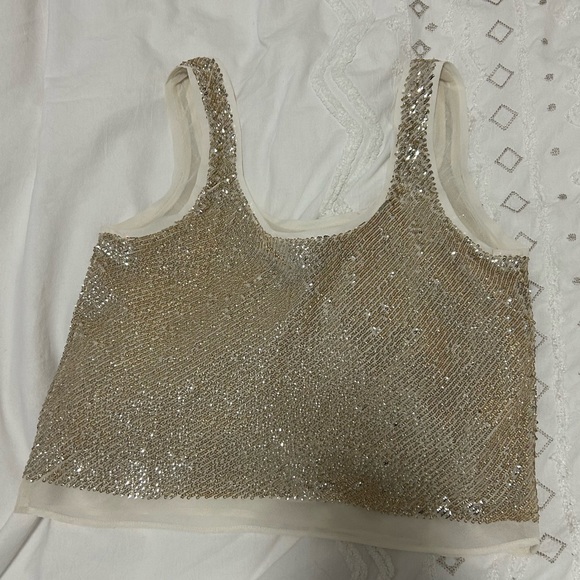 Banana Republic Alina Sequin Top - Picture 4 of 5